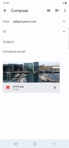 Press the field next to 