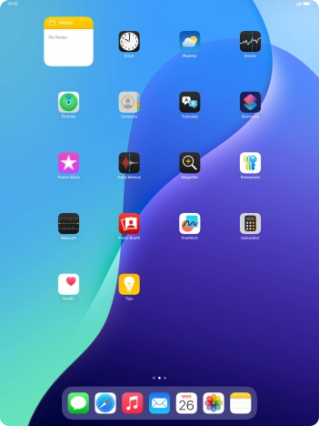 If you're using a Widget Stack: slide up or down on the stack to select the required widget.