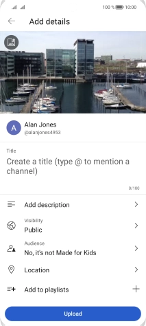 Press the field below 