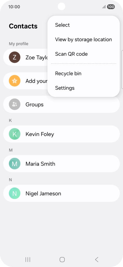 Press Settings. Press Settings.