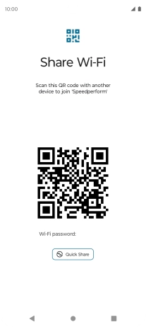 Place the QR code inside the camera frame on the other device to scan the code.