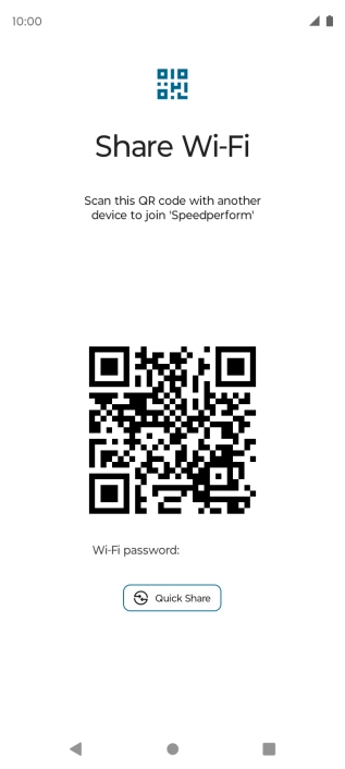 Place the QR code inside the camera frame on the other device to scan the code.