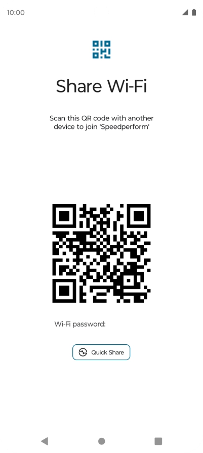 Place the QR code inside the camera frame on the other device to scan the code.