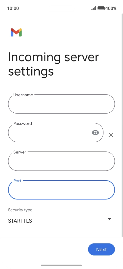 Press the drop down list below 