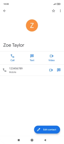 Press the Home key to return to the home screen.