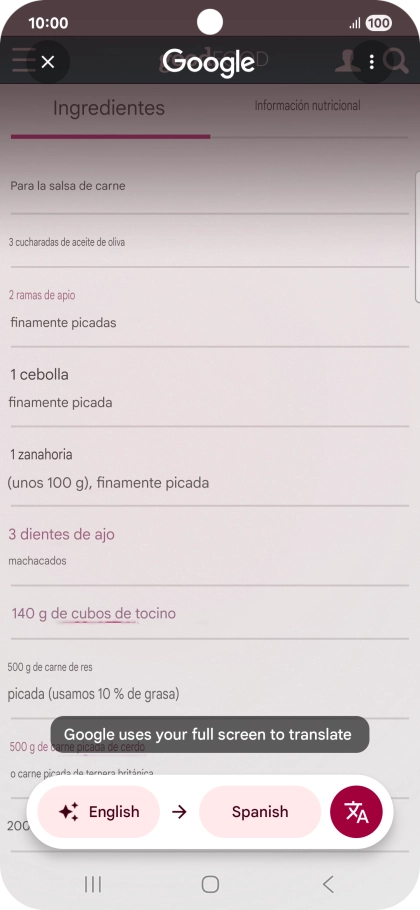 Follow the instructions on the screen to select the required language settings and use the function.
