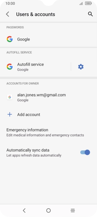 Press the Home key to return to the home screen.
