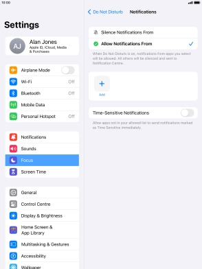 Press the indicator next to Press the indicator next to