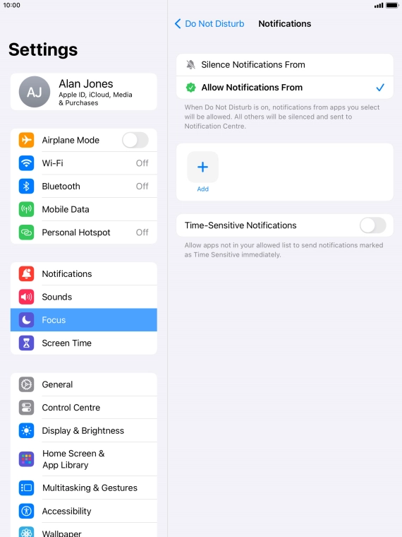 Press the indicator next to Press the indicator next to