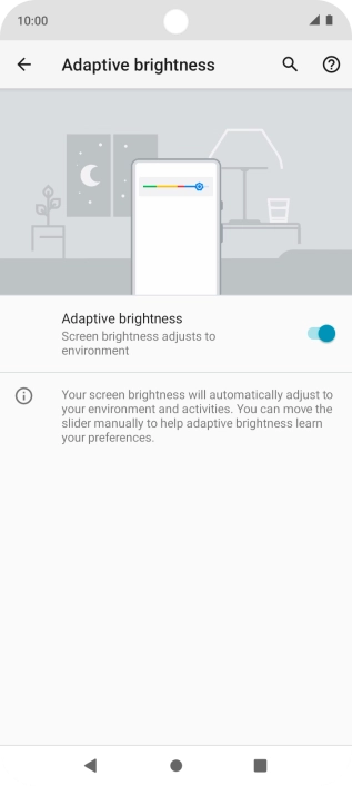 Press the indicator next to Press the indicator next to