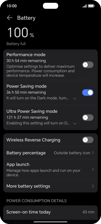 Slide your finger upwards starting from the bottom of the screen to return to the home screen.
