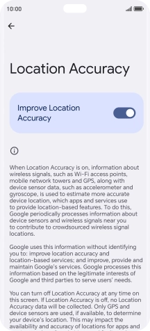 If you press the indicator next to 