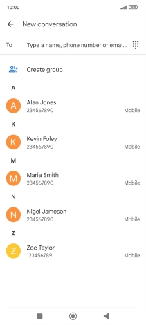 Press the field next to 