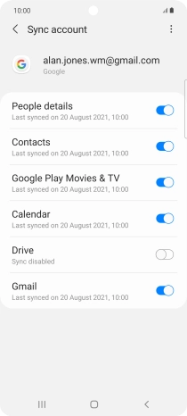 Press the Home key to return to the home screen. Press the Home key to return to the home screen.