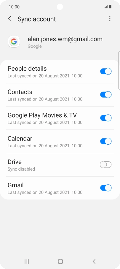 Press the Home key to return to the home screen. Press the Home key to return to the home screen.