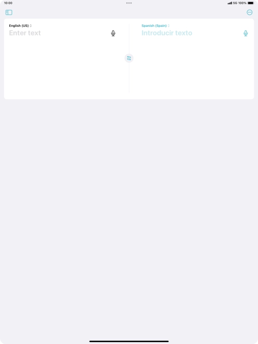 Press the first drop down list.