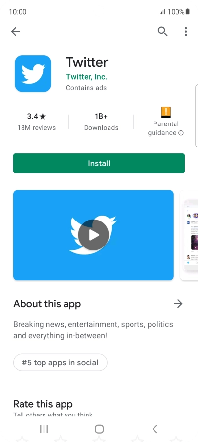 Press Install and follow the instructions on the screen to install the app. Press Install and follow the instructions on the screen to install the app.