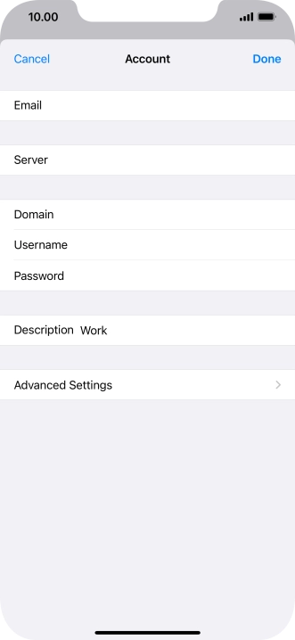 Press Advanced Settings.