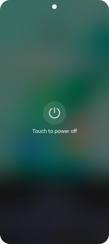 Press Touch to power off. Press Touch to power off.