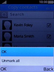 Select OK.