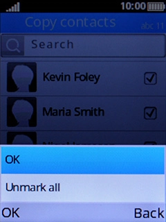 Select OK.