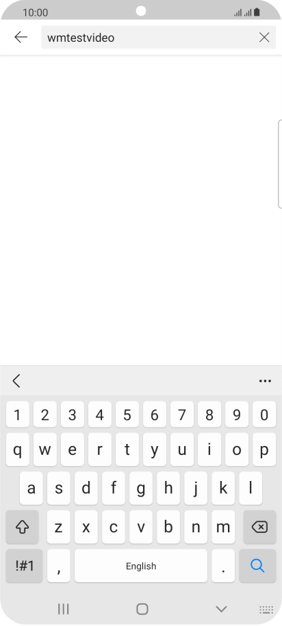 Key in the required search word and press the search icon. Key in the required search word and press the search icon.