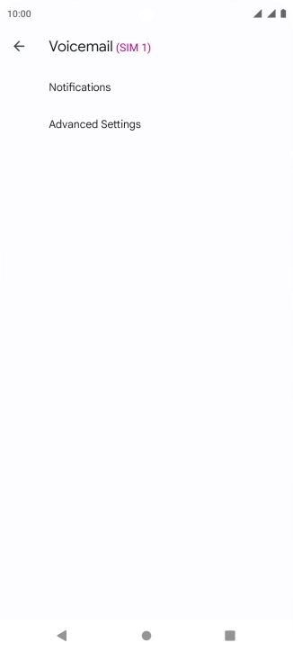 Press Advanced Settings.