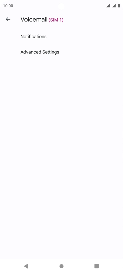 Press Advanced Settings.