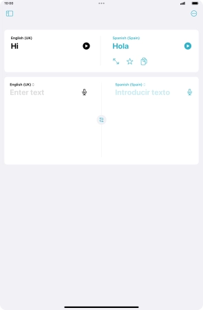 Press the screen size icon.