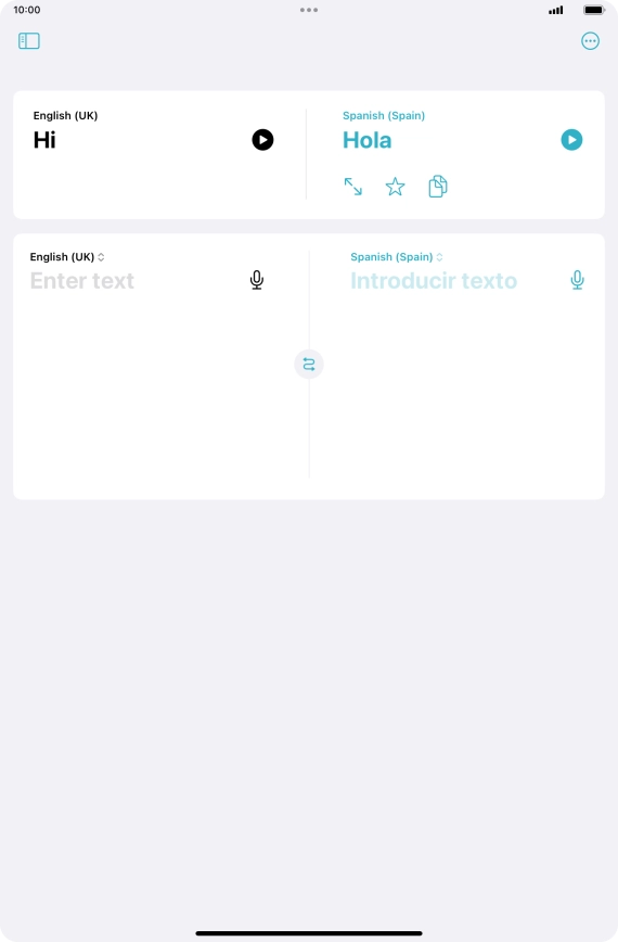 Press the screen size icon.