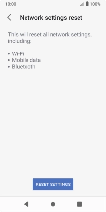 Press RESET SETTINGS.