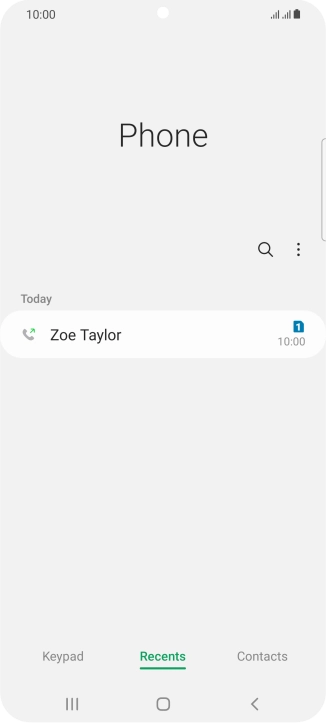 Press the required number.