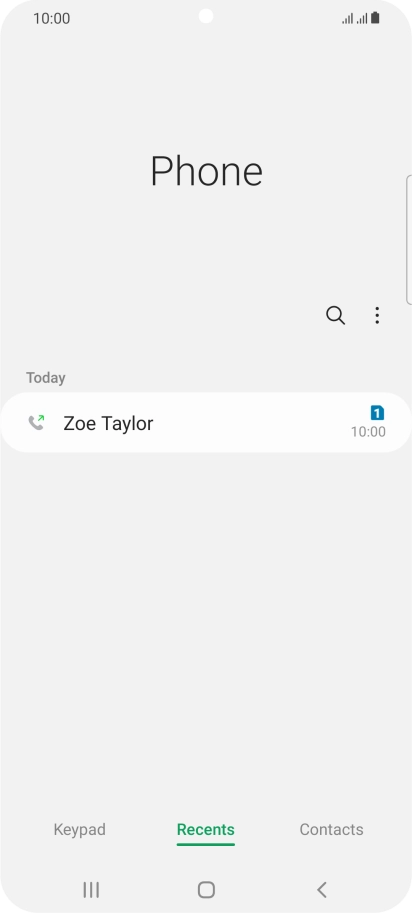 Press the required number.