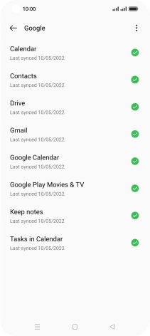 Press the Home key to return to the home screen.