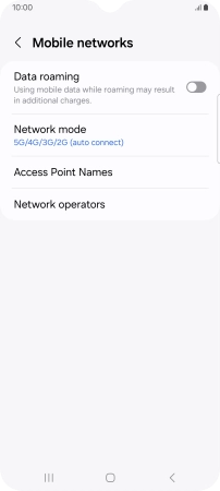 Press Access Point Names.