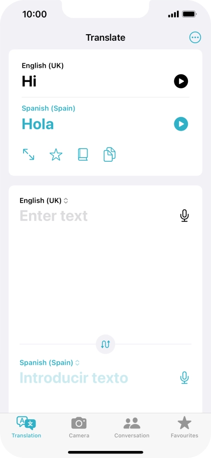 Press the full screen icon.
