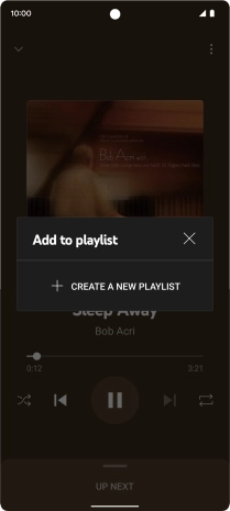 Press CREATE A NEW PLAYLIST.