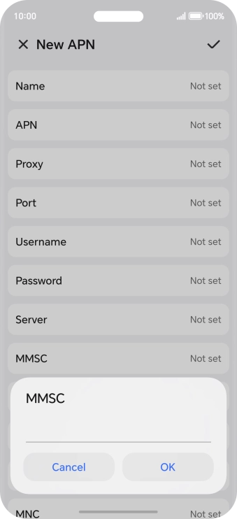Key in http://mms.vodafone.co.uk/servlets/mms and press OK.