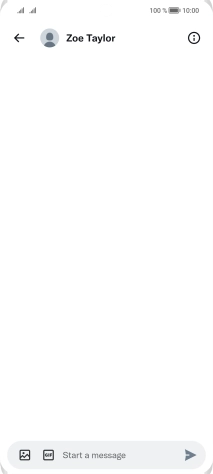 Press the text input field.
