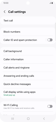 Press Block numbers.