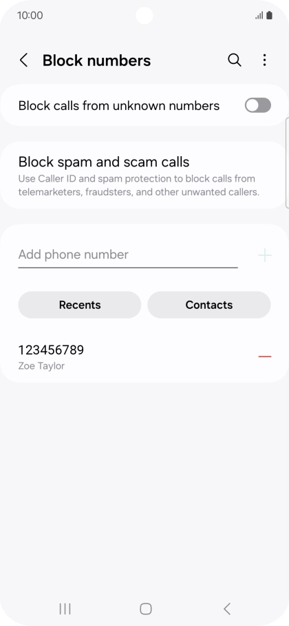 Press the Home key to return to the home screen.
