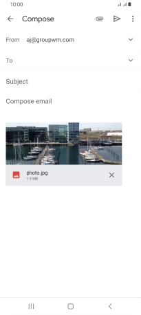 Press the field next to 