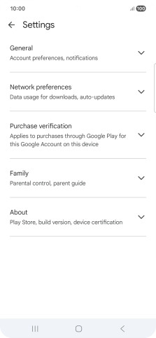 Press Network preferences.