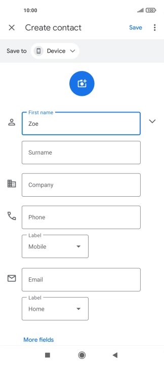 Press Surname and key in the required last name.
