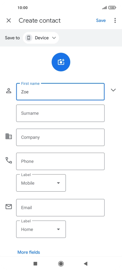 Press Surname and key in the required last name.