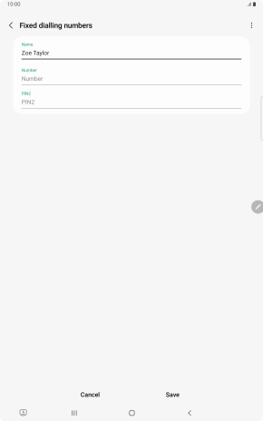 Press Number and key in the required phone number.