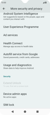 Press the name of the SIM.