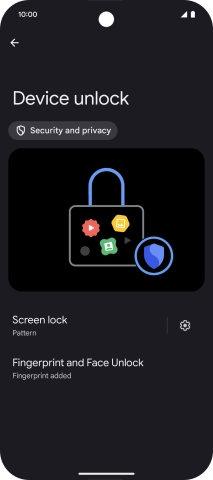 Press Screen lock and key in the additional phone lock code you created earlier. Press Screen lock and key in the additional phone lock code you created earlier.