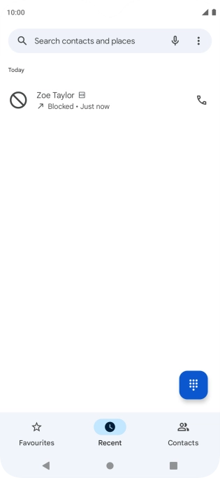 Press the Home key to return to the home screen.