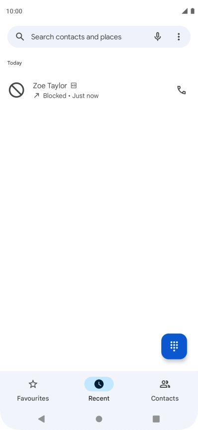 Press the Home key to return to the home screen.